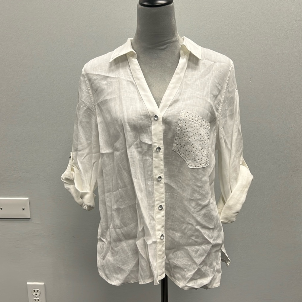 Women’s INC Linen Beach Top